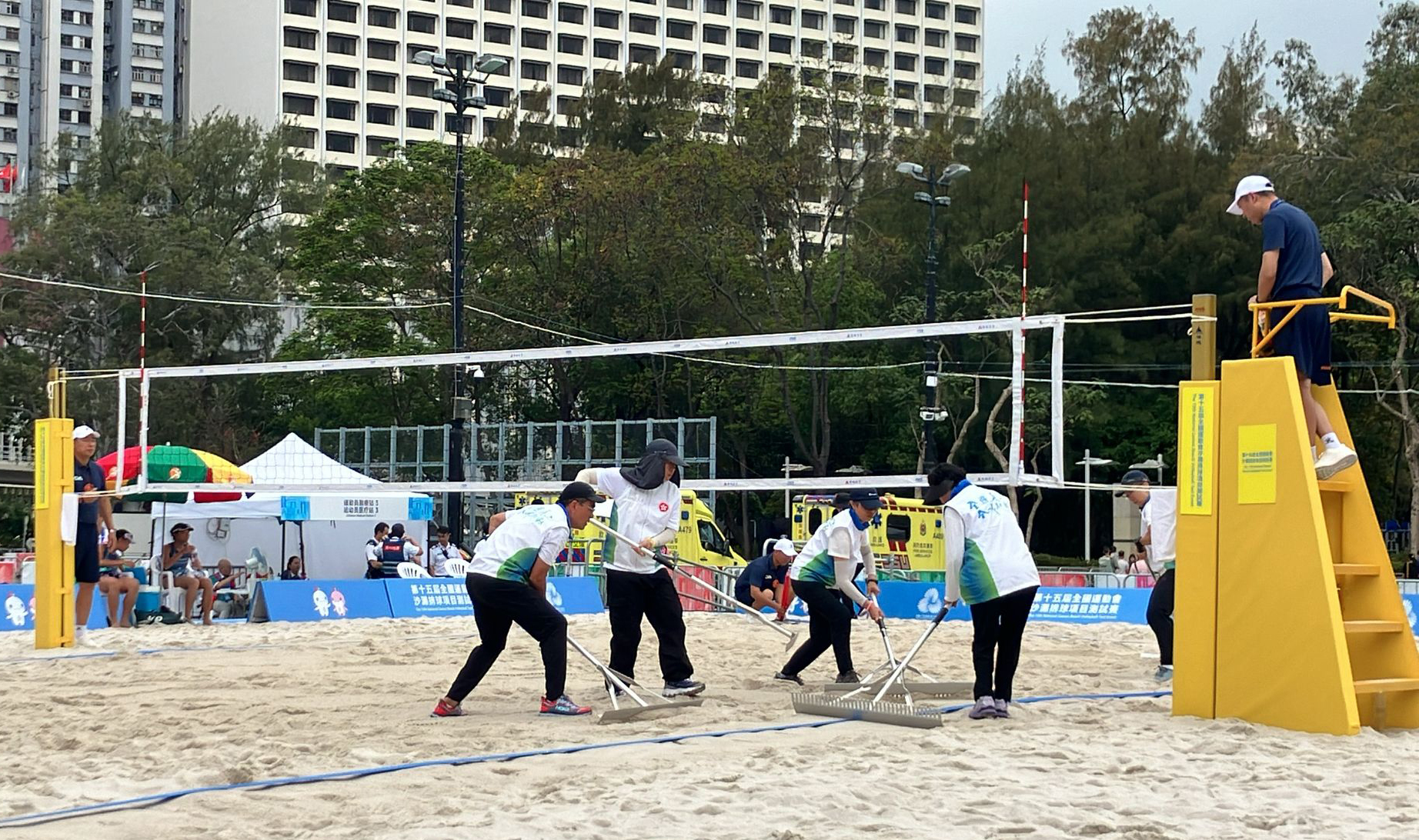 沙灘排球測試賽 -「十五運會和殘特奧會香港賽區義工計劃」